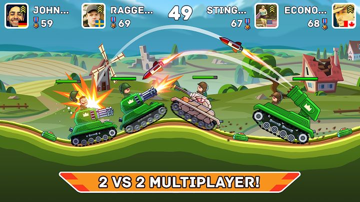 Hình ảnh Hills of Steel Hack Unlimited Gems and Coins
