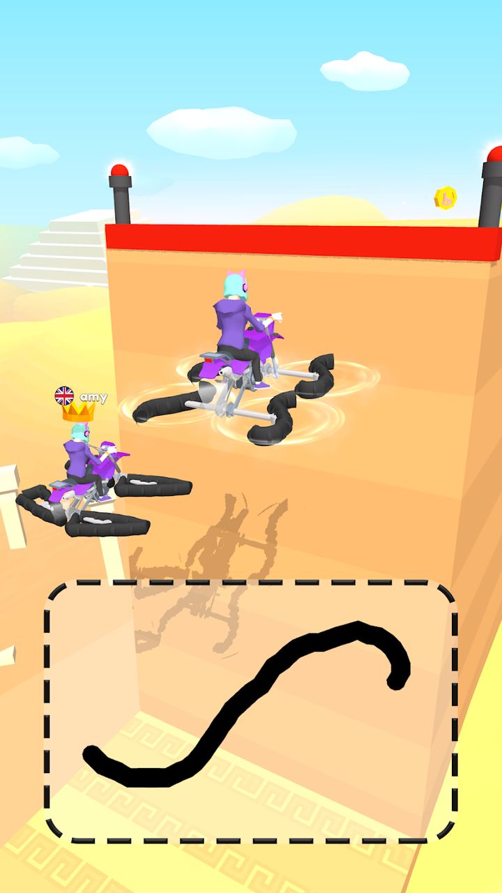 Hình ảnh Scribble Rider Hack No Ads