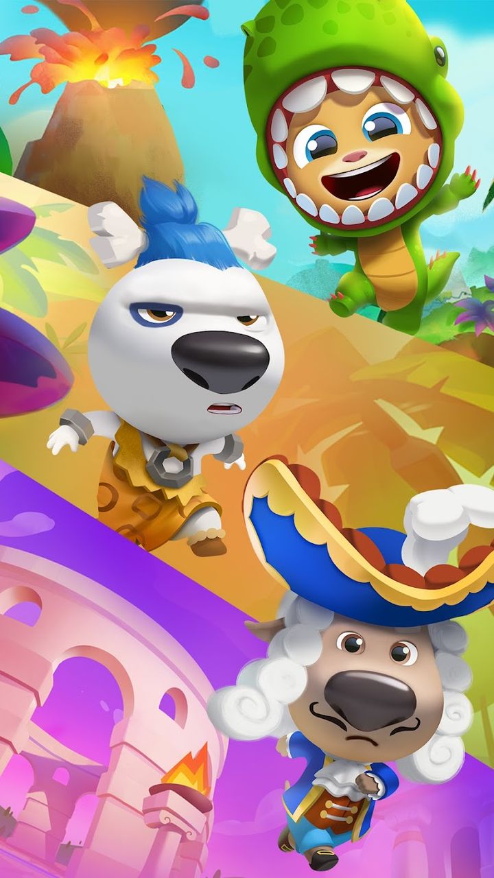 Hình ảnh Talking Tom Time Rush Hack Unlimited Diamonds