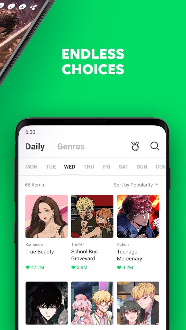 Hình ảnh WEBTOON Hack No Ads