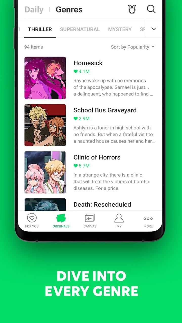 Hình ảnh WEBTOON Hack Unlimited Coins