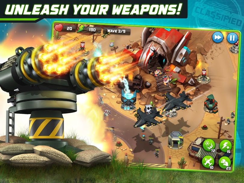 Hình ảnh Alien Creeps - Phòng thủ tháp Hack Unlimited Money And Gems
