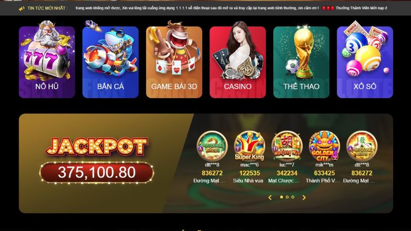 Một số siêu phẩm game chất lượng hàng đầu có tại nhà cái