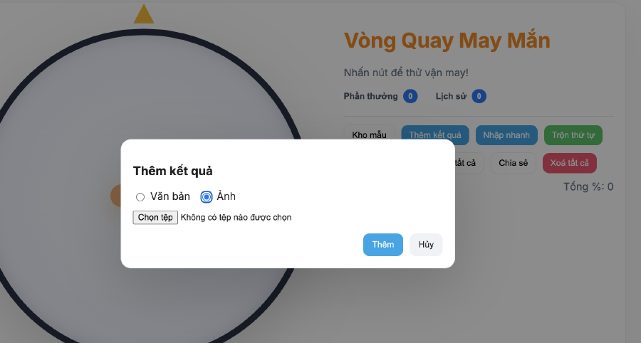 Thêm dữ liệu bằng văn bản hoặc hình ảnh